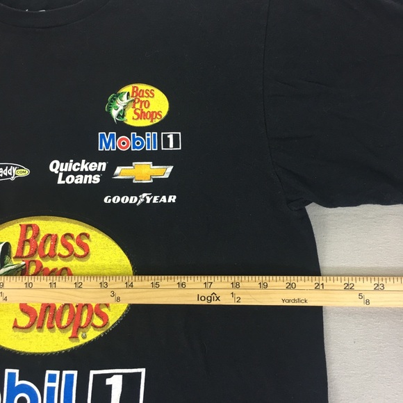 Tony Stewart #14 Nascar 2012 Uniform T Shirt Men’s Size L Mobil Bass Pro Shops - Picture 8 of 14